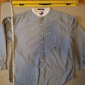 VINTAGE TOMMY HILFIGER shirt button up size L cott